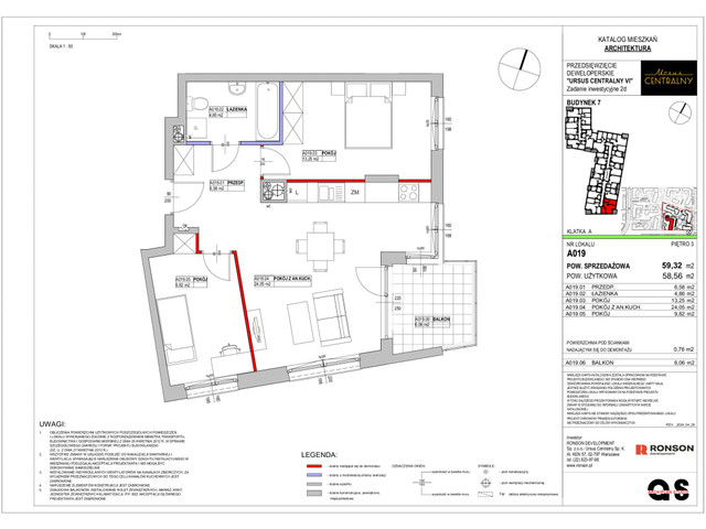 Mieszkanie w inwestycji Ursus Centralny, symbol 7_A019_U7 » nportal.pl