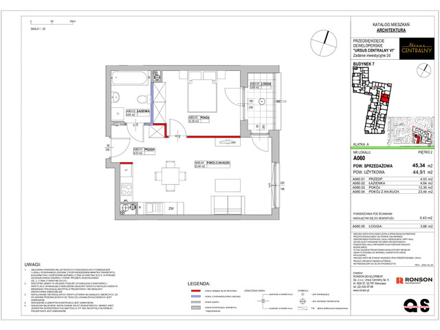 Mieszkanie w inwestycji Ursus Centralny, symbol 7_A060_U7 » nportal.pl