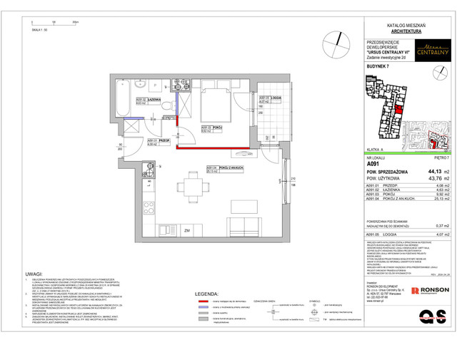 Mieszkanie w inwestycji Ursus Centralny, symbol 7_A091_U7 » nportal.pl