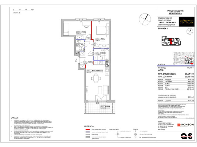 Mieszkanie w inwestycji Ursus Centralny, symbol 8_A018_U7 » nportal.pl