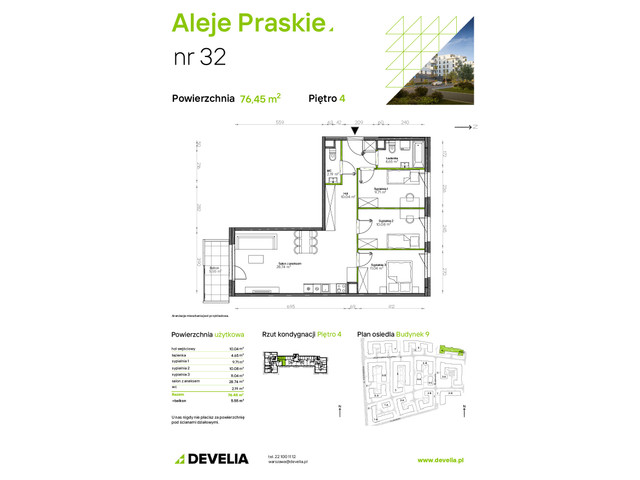 Mieszkanie w inwestycji Aleje Praskie, symbol 032/9 » nportal.pl