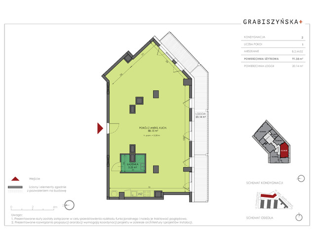 Mieszkanie w inwestycji Grabiszyńska +, symbol B.2.M.02 » nportal.pl