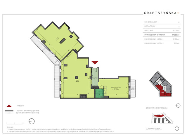 Mieszkanie w inwestycji Grabiszyńska +, symbol B.3.M.03 » nportal.pl