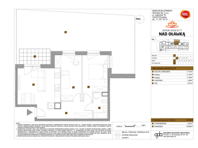 Mieszkanie w inwestycji Apartamenty nad Oławką, symbol f-209587 » nportal.pl