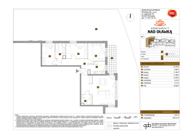 Mieszkanie w inwestycji Apartamenty nad Oławką, symbol f-209589 » nportal.pl