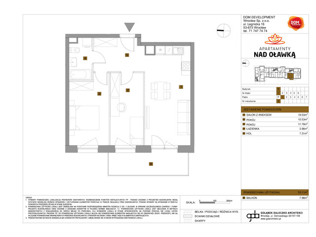 Mieszkanie w inwestycji Apartamenty nad Oławką, symbol f-209594 » nportal.pl