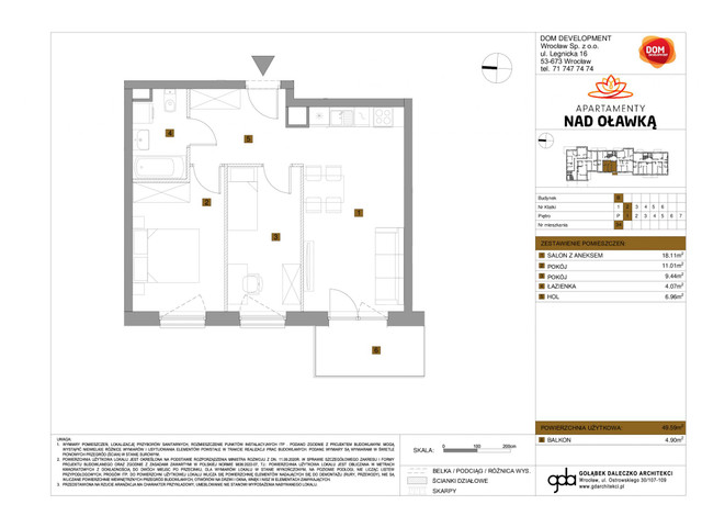 Mieszkanie w inwestycji Apartamenty nad Oławką, symbol f-209598 » nportal.pl