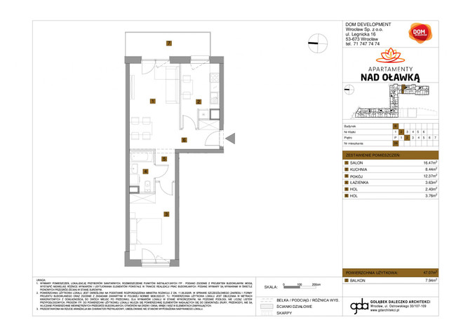 Mieszkanie w inwestycji Apartamenty nad Oławką, symbol f-209610 » nportal.pl