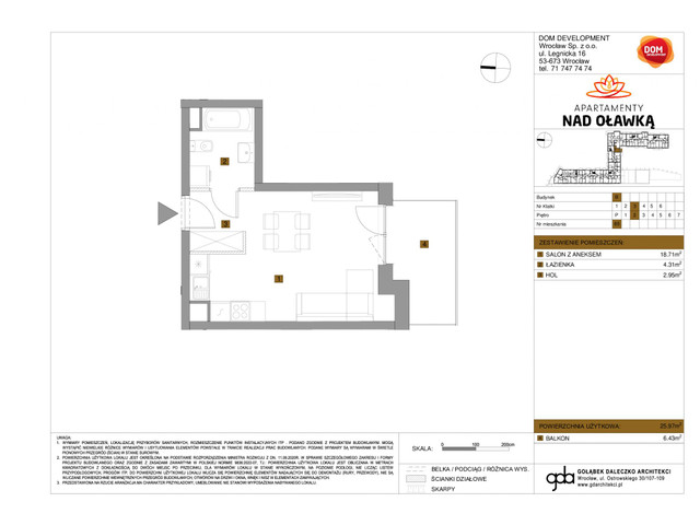 Mieszkanie w inwestycji Apartamenty nad Oławką, symbol f-209614 » nportal.pl