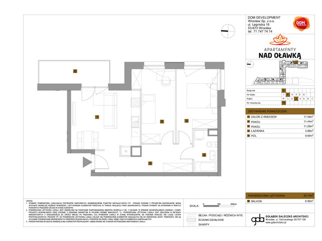 Mieszkanie w inwestycji Apartamenty nad Oławką, symbol f-209634 » nportal.pl