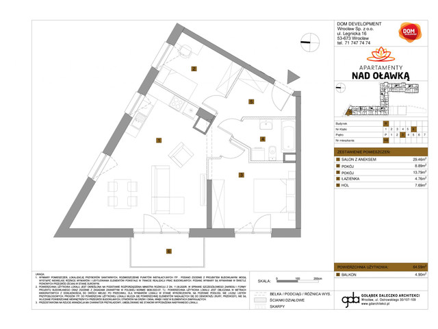 Mieszkanie w inwestycji Apartamenty nad Oławką, symbol f-209656 » nportal.pl