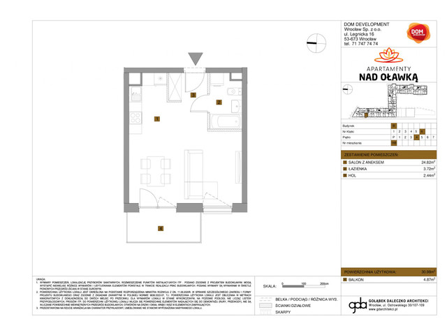 Mieszkanie w inwestycji Apartamenty nad Oławką, symbol f-209682 » nportal.pl