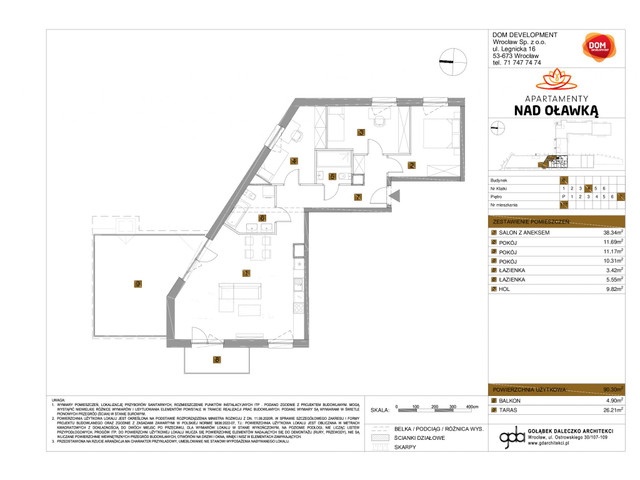 Mieszkanie w inwestycji Apartamenty nad Oławką, symbol f-209742 » nportal.pl