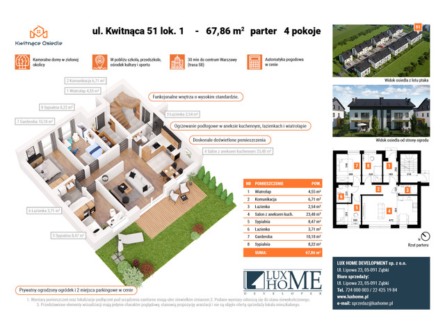 Mieszkanie w inwestycji KWITNĄCE OSIEDLE III ETAP, symbol 51_1 » nportal.pl