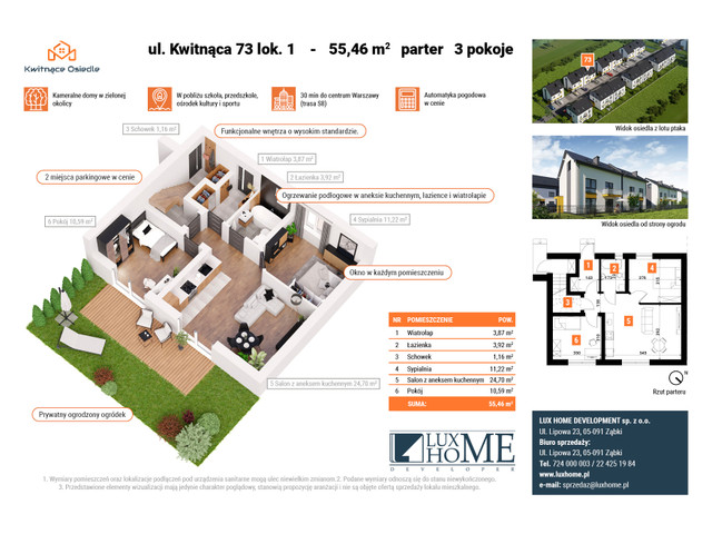 Mieszkanie w inwestycji KWITNĄCE OSIEDLE III ETAP, symbol 73_1 » nportal.pl