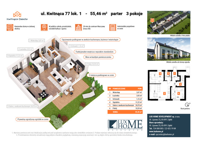 Mieszkanie w inwestycji KWITNĄCE OSIEDLE III ETAP, symbol 77_1 » nportal.pl