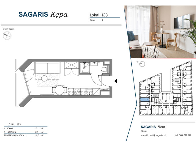 Komercyjne w inwestycji SAGARIS KĘPA, budynek Urban Studio, symbol 123 » nportal.pl