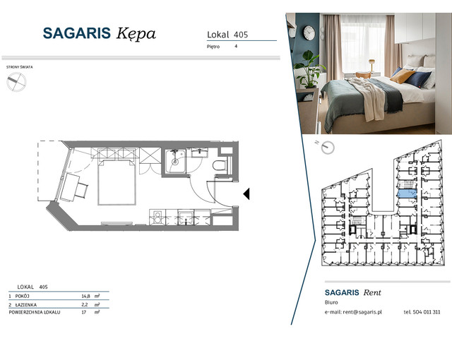 Komercyjne w inwestycji SAGARIS KĘPA, budynek Urban Studio, symbol 405 » nportal.pl