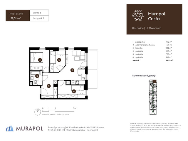 Mieszkanie w inwestycji Murapol Corfa, symbol 2.A.5.02 » nportal.pl
