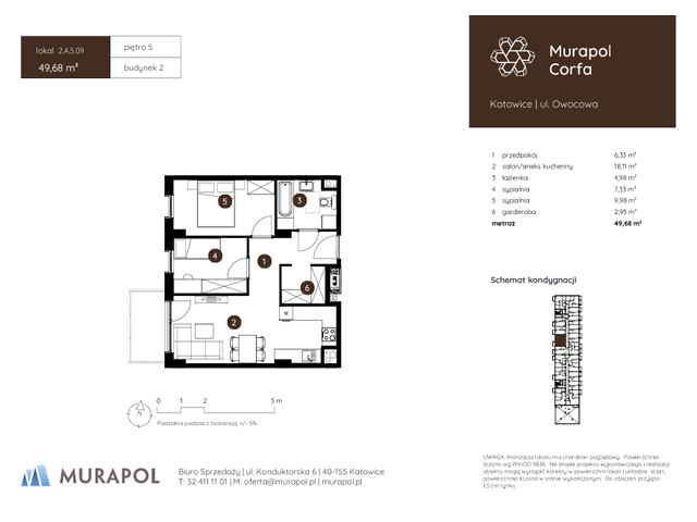 Mieszkanie w inwestycji Murapol Corfa, symbol 2.A.5.09 » nportal.pl