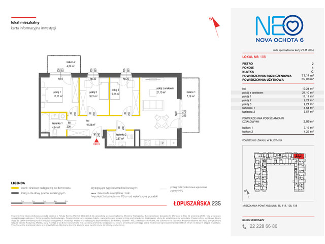 Mieszkanie w inwestycji NEO NOVA OCHOTA, symbol 6M.108 » nportal.pl