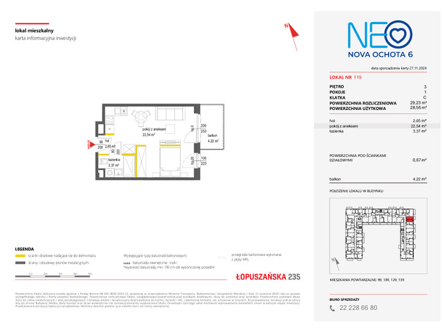 Mieszkanie w inwestycji NEO NOVA OCHOTA, symbol 6M.119 » nportal.pl