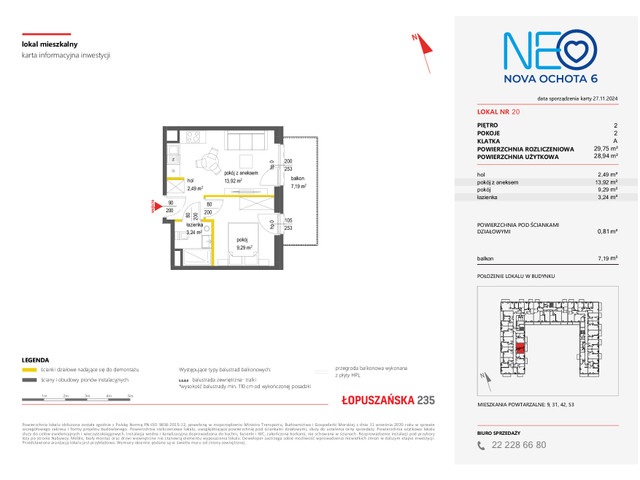 Mieszkanie w inwestycji NEO NOVA OCHOTA, symbol 6M.20 » nportal.pl