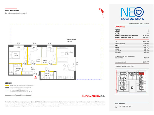 Mieszkanie w inwestycji NEO NOVA OCHOTA, symbol 6M.88 » nportal.pl