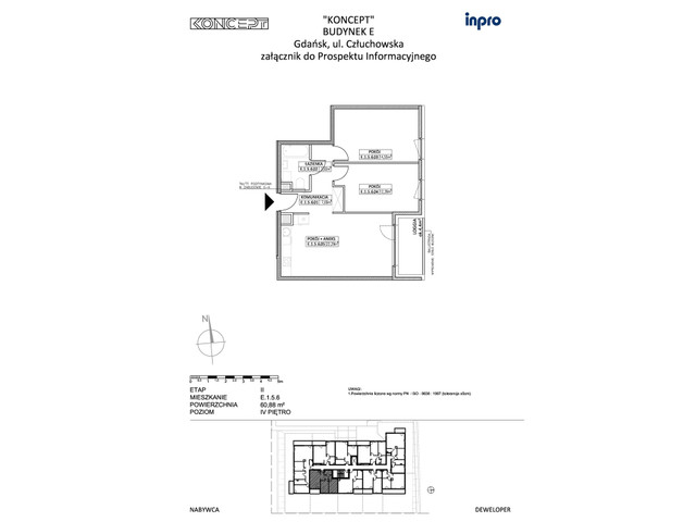 Mieszkanie w inwestycji Koncept, symbol E.1.5.6 » nportal.pl