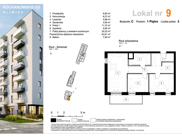 Mieszkanie w inwestycji Osiedle Kochanowskiego, symbol C-9 » nportal.pl