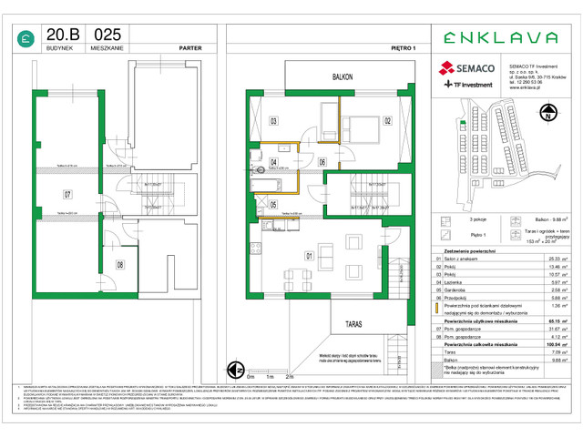 Mieszkanie w inwestycji Enklava, symbol 20B-25 » nportal.pl