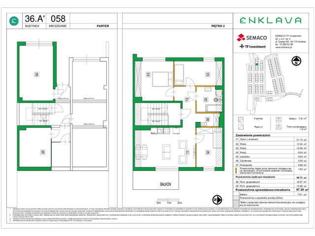 Mieszkanie w inwestycji Enklava, symbol 36A-58 » nportal.pl