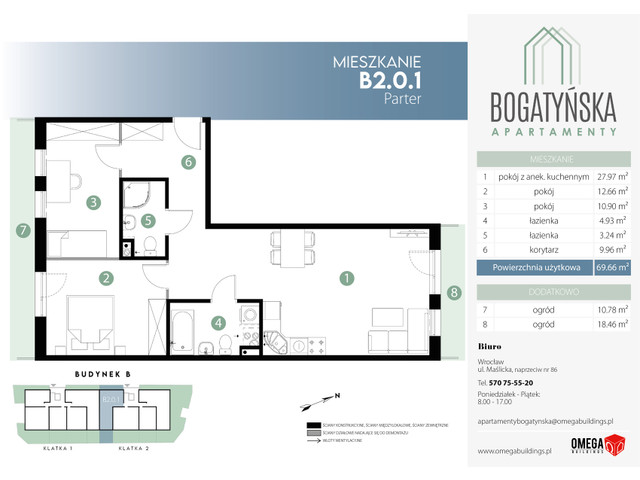 Mieszkanie w inwestycji Bogatyńska Apartamenty, symbol B2.0.1 » nportal.pl