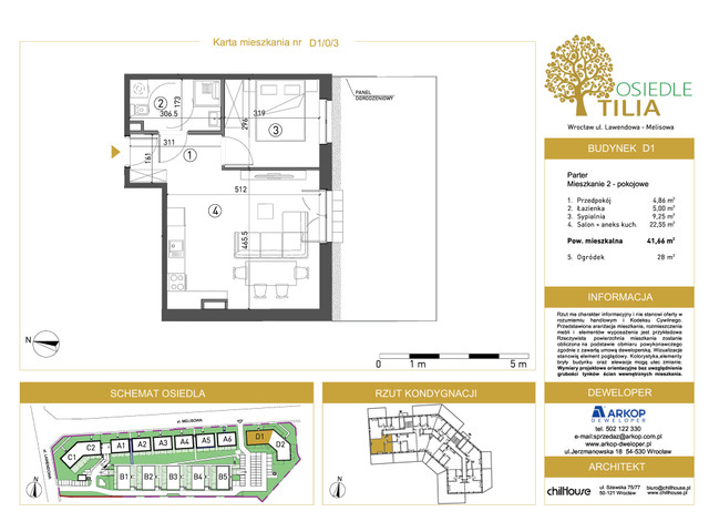 Mieszkanie w inwestycji Osiedle Tilia, symbol D1/0/3 » nportal.pl