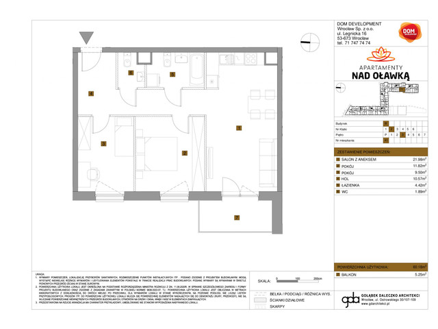 Mieszkanie w inwestycji Apartamenty nad Oławką, symbol f-209635 » nportal.pl