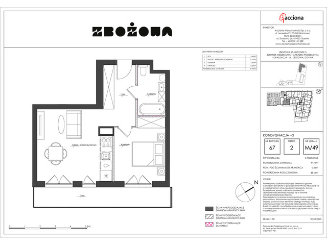 Mieszkanie w inwestycji ZBOŻOWA, symbol 67.49 » nportal.pl