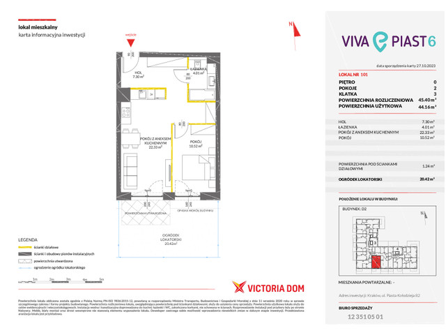 Mieszkanie w inwestycji VIVA PIAST, symbol 6_101 » nportal.pl