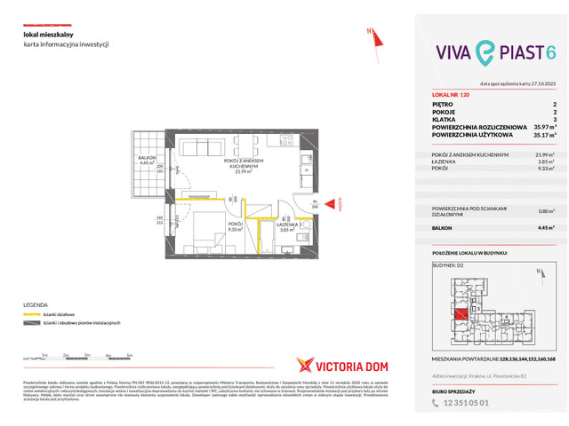 Mieszkanie w inwestycji VIVA PIAST, symbol 6_120 » nportal.pl