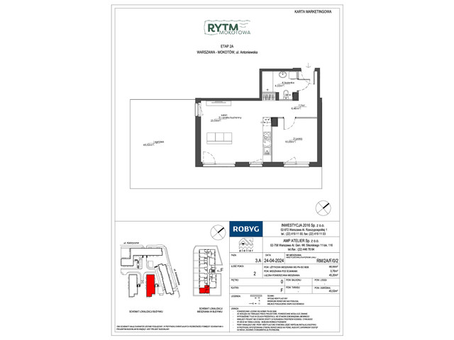 Mieszkanie w inwestycji Rytm Mokotowa, symbol RM/2A/F/0/2 » nportal.pl