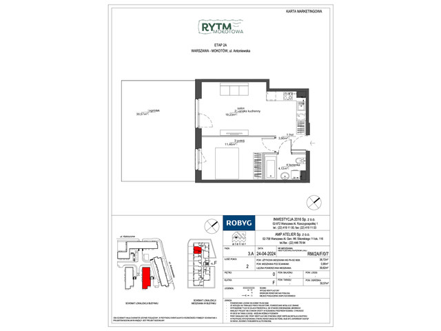 Mieszkanie w inwestycji Rytm Mokotowa, symbol RM/2A/F/0/7 » nportal.pl