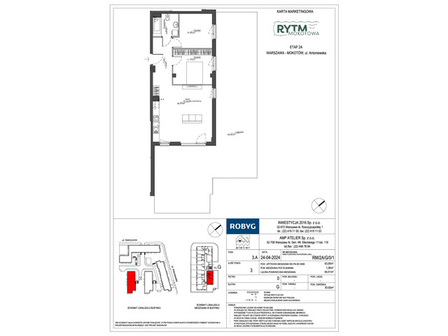 Mieszkanie w inwestycji Rytm Mokotowa, symbol RM/2A/G/0/1 » nportal.pl