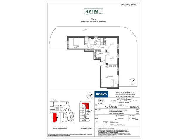 Mieszkanie w inwestycji Rytm Mokotowa, symbol RM/2A/G/0/8 » nportal.pl