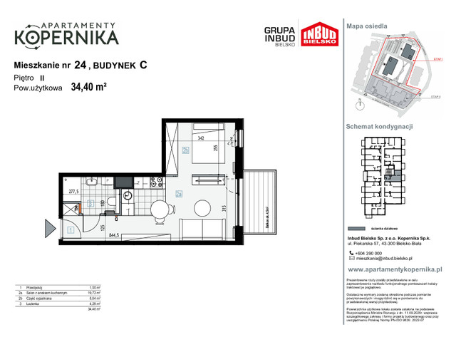 Mieszkanie w inwestycji APARTAMENTY KOPERNIKA, symbol M.24.C » nportal.pl