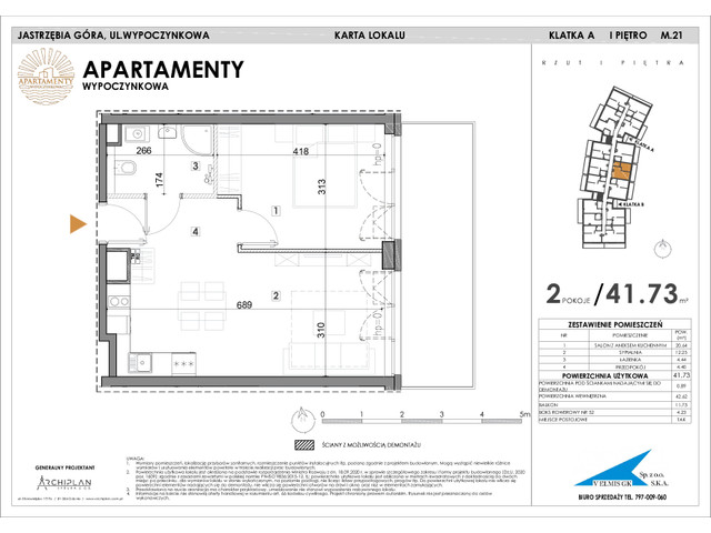 Mieszkanie w inwestycji Apartamenty Wypoczynkowa, symbol 21 » nportal.pl