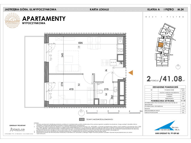 Mieszkanie w inwestycji Apartamenty Wypoczynkowa, symbol 24 » nportal.pl