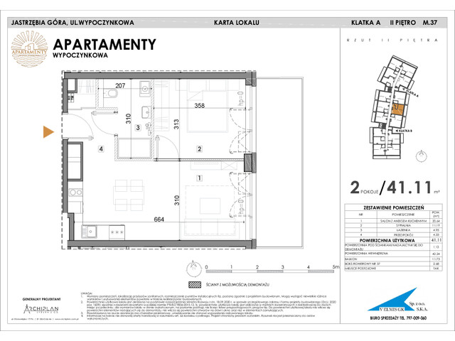 Mieszkanie w inwestycji Apartamenty Wypoczynkowa, symbol 37 » nportal.pl