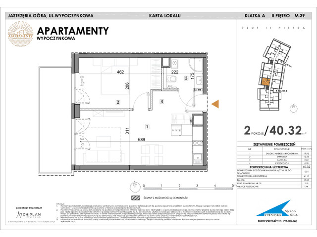 Mieszkanie w inwestycji Apartamenty Wypoczynkowa, symbol 39 » nportal.pl