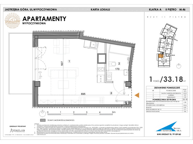 Mieszkanie w inwestycji Apartamenty Wypoczynkowa, symbol 46 » nportal.pl