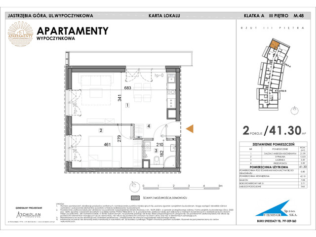 Mieszkanie w inwestycji Apartamenty Wypoczynkowa, symbol 48 » nportal.pl