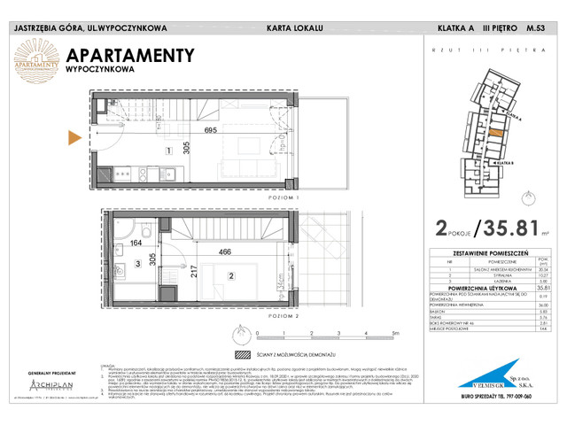 Mieszkanie w inwestycji Apartamenty Wypoczynkowa, symbol 53 » nportal.pl